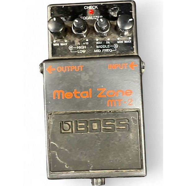 Used BOSS MT2 Metal Zone Distortion Effect Pedal