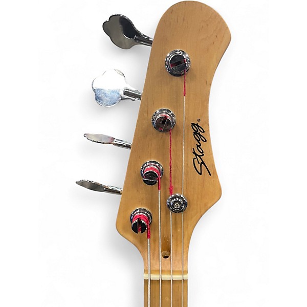 Used Stagg MB300 Natural Electric Bass Guitar