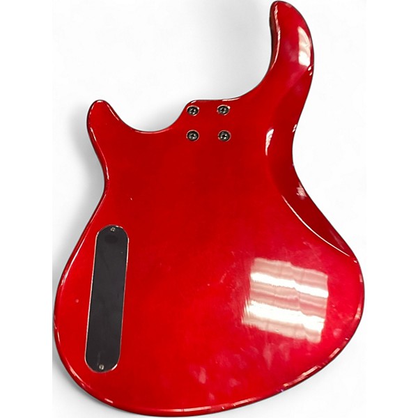 Used Dean Edge 09 4 String Red Electric Bass Guitar