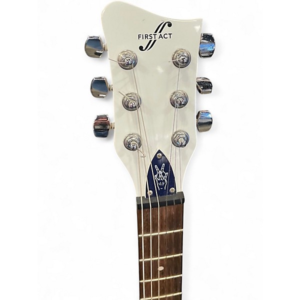 Used First Act LIMITED EDITION VOLKSWAGEN OLYMPIC WHITE Solid Body Electric Guitar