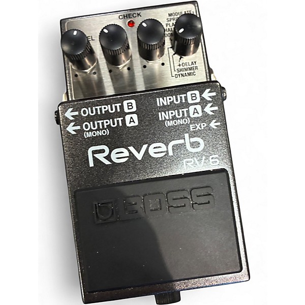 Used BOSS RV6 Digital Reverb Effect Pedal