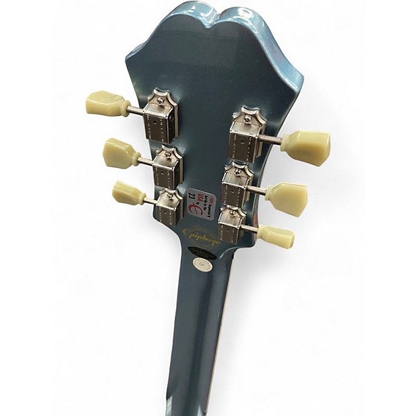 Used Epiphone ES339 P90 Pro Pelham Blue Hollow Body Electric Guitar