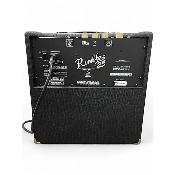 Used Fender Rumble 25 25W 1x8 Bass Combo Amp