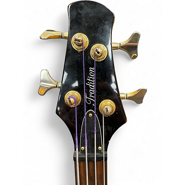 Used Tradition MTB-4 Natural Gloss Electric Bass Guitar