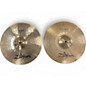 Used Zildjian 14in ZBT Plus Rock Hi Hats Pair Cymbal thumbnail