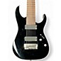 Used 2013 Ibanez RGIR28FE Iron Label 8 String Black Solid Body Electric Guitar thumbnail