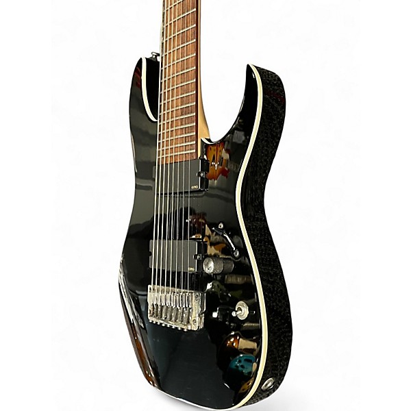 Used 2013 Ibanez RGIR28FE Iron Label 8 String Black Solid Body Electric Guitar
