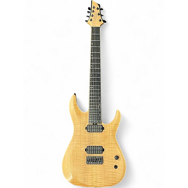 Used 2016 Schecter Guitar Research KM7 MKII Natural Solid Body Electric Guitar