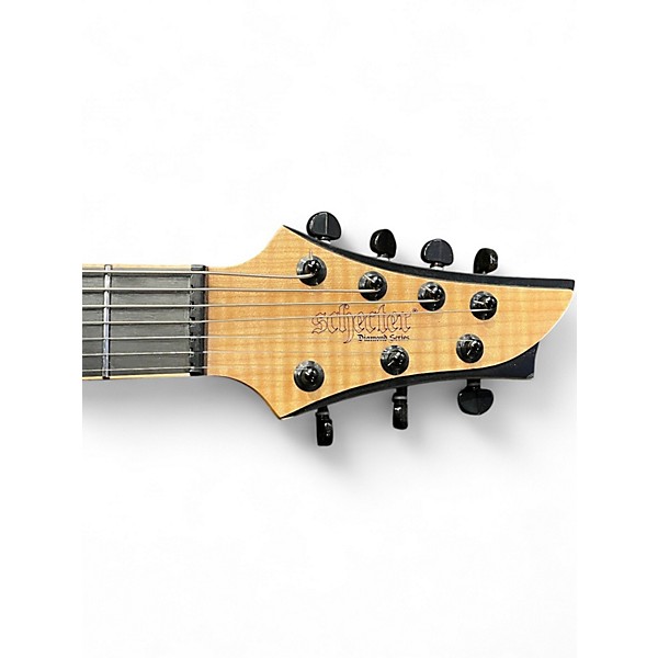 Used 2016 Schecter Guitar Research KM7 MKII Natural Solid Body Electric Guitar