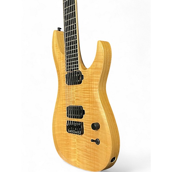 Used 2016 Schecter Guitar Research KM7 MKII Natural Solid Body Electric Guitar
