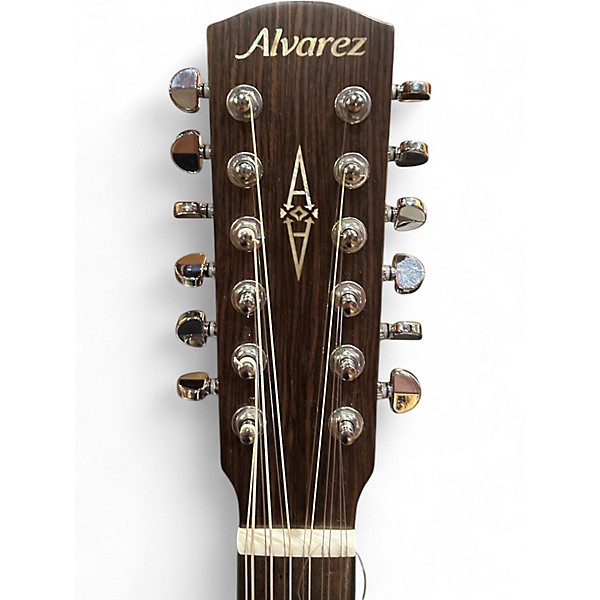 Used Alvarez AD6012CD Artist Series Natural 12 String Acoustic Guitar