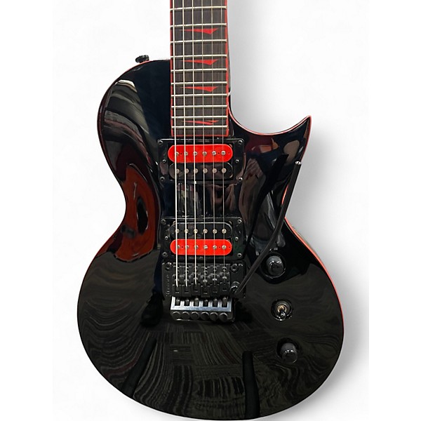 Used 2022 Kramer ASSULT 220 FR Black Solid Body Electric Guitar