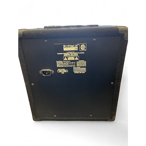 Used Fender Rumble 15 15W 1X8 Bass Combo Amp