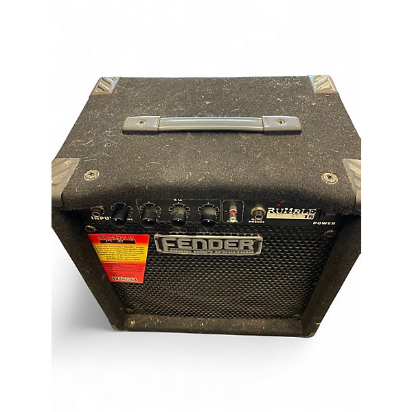 Used Fender Rumble 15 15W 1X8 Bass Combo Amp