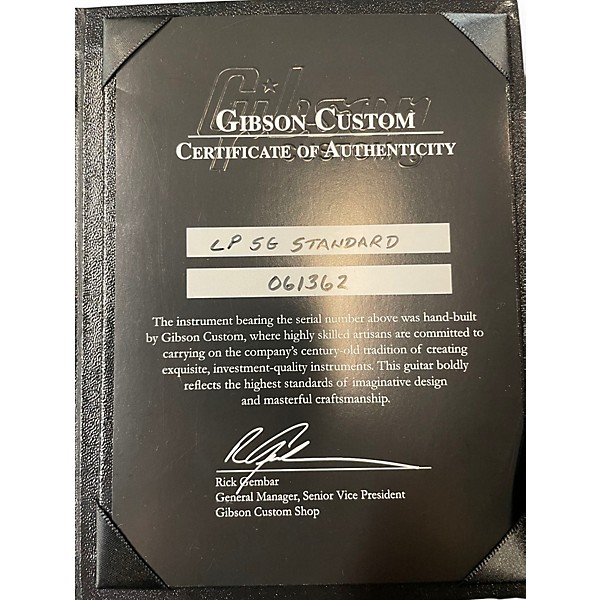 Used Gibson CUSTOM SHOP LP SG STANDARD Natural Solid Body Electric Guitar