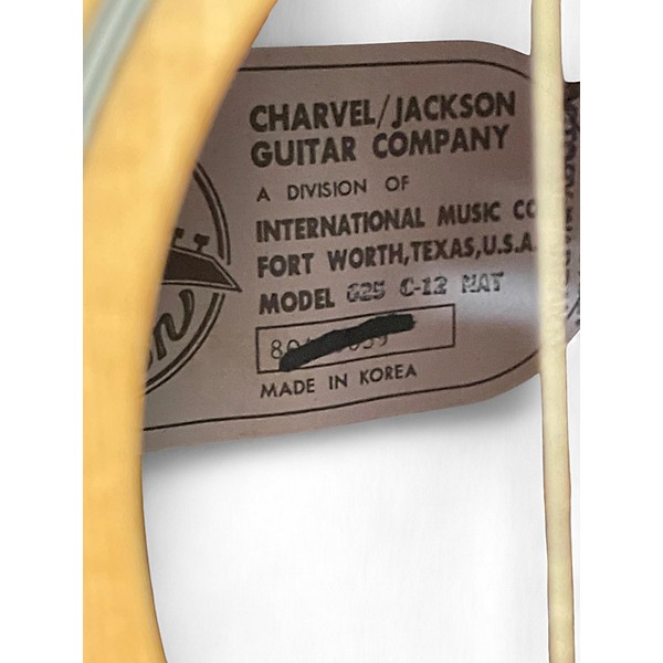 Used Charvel 625 Natural 12 String Acoustic Guitar