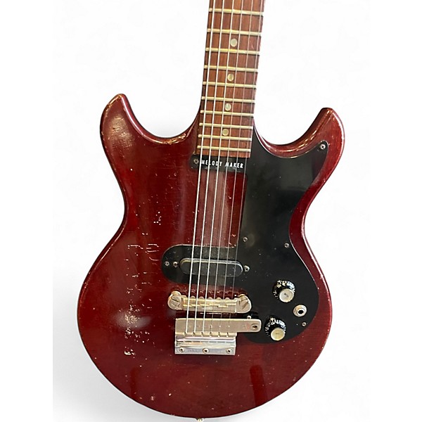 Vintage 1965 Gibson 1965 MELODY MAKER CHERRY Solid Body Electric Guitar
