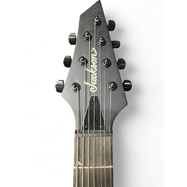 Used Jackson JS22-7 Dinky 7 String Black  Solid Body Electric Guitar