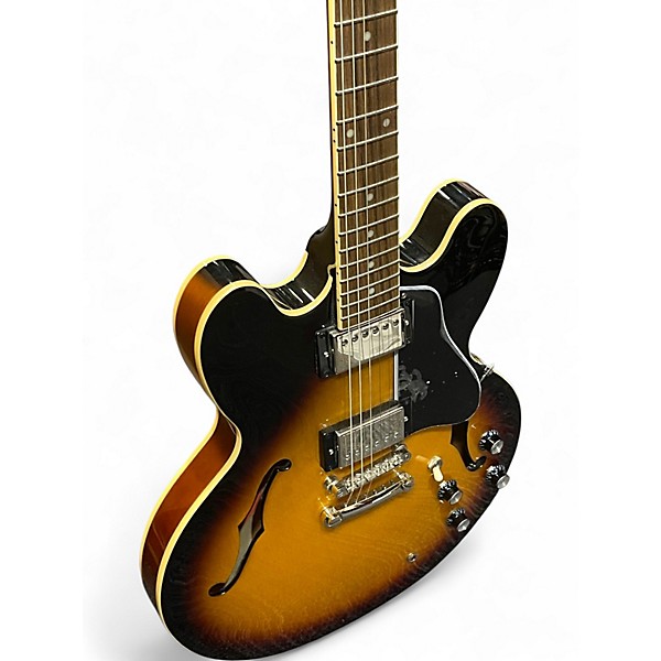 Used Epiphone ES335 Vintage Sunburst Hollow Body Electric Guitar
