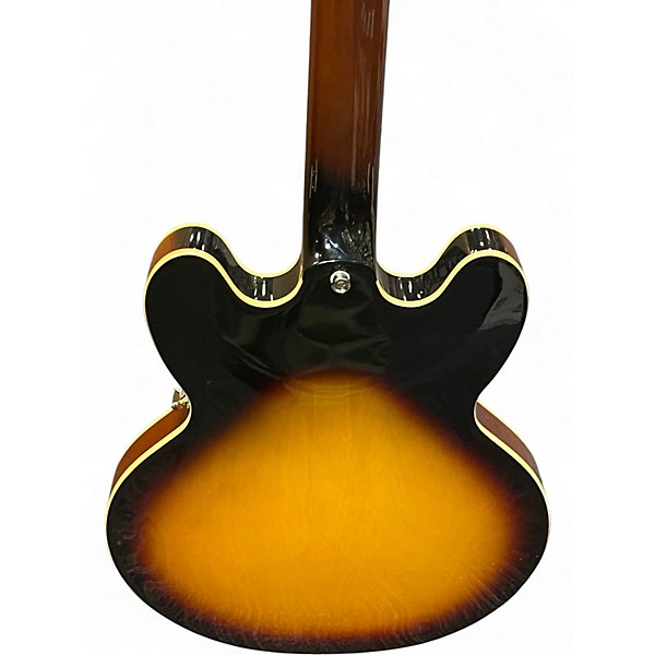 Used Epiphone ES335 Vintage Sunburst Hollow Body Electric Guitar
