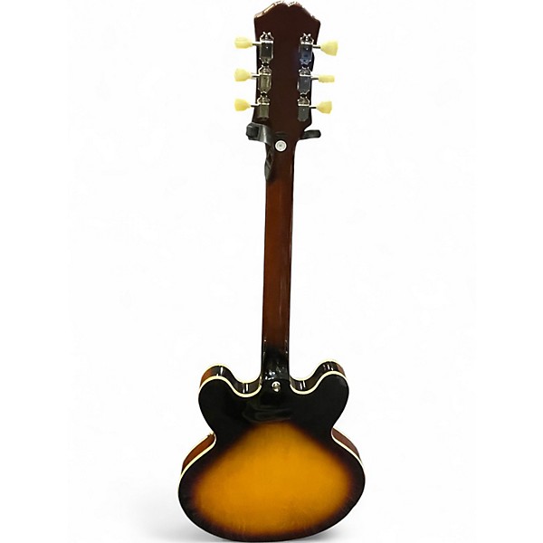 Used Epiphone ES335 Vintage Sunburst Hollow Body Electric Guitar