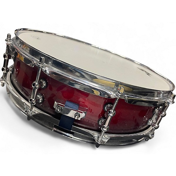 Used SPL 14X3.5 Piccolo Candy Red Burst Drum