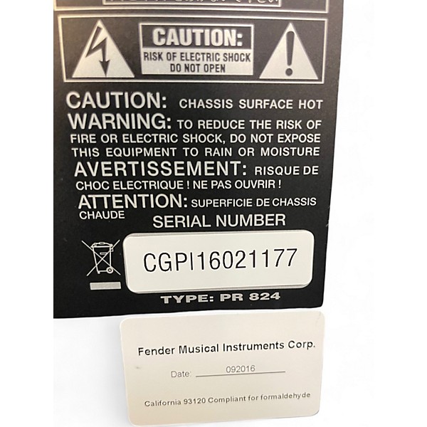 Used Fender Mustang I 20W 1X8 Guitar Combo Amp