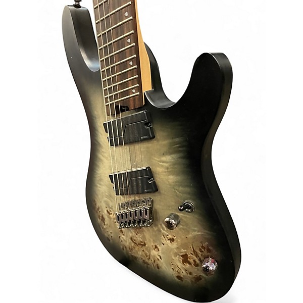 Used Cort KX507MS TRANS CHARCOAL BURL Solid Body Electric Guitar