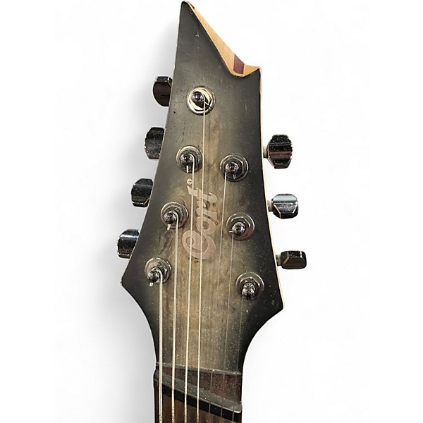 Used Cort KX507MS TRANS CHARCOAL BURL Solid Body Electric Guitar