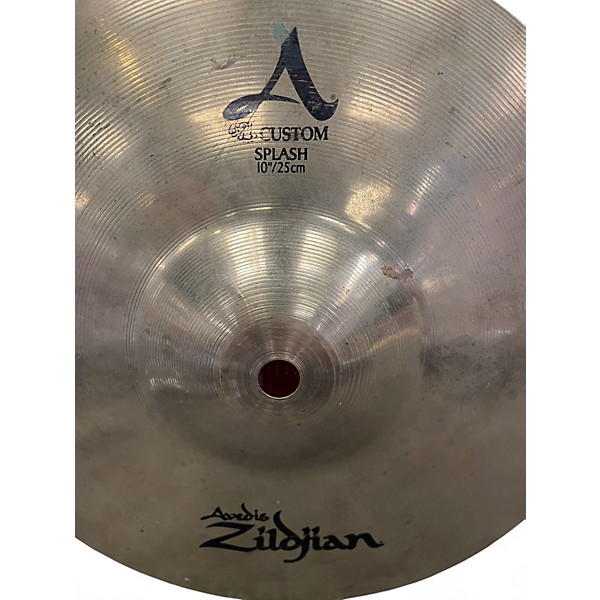 Used Zildjian 10in A Custom Splash Cymbal