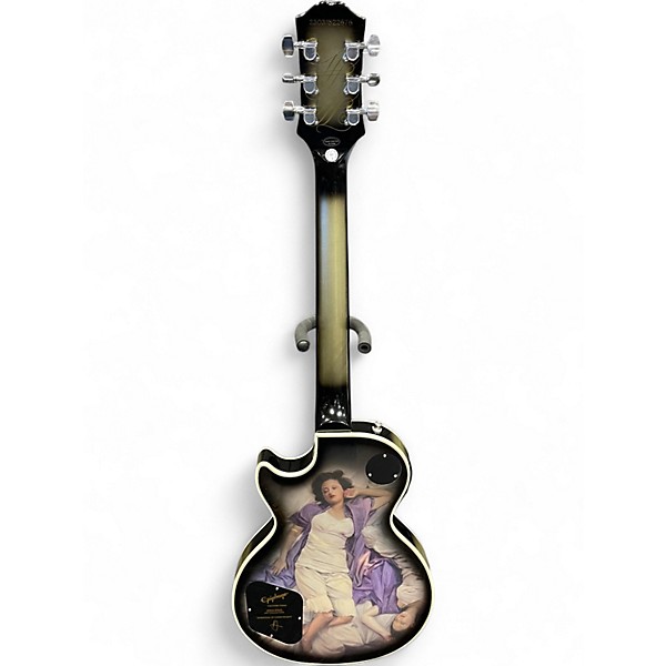 Used Epiphone Adam Jones Signature Art Series Les Paul Custom Silverburst  SILVER BURST Solid Body Electric Guitar