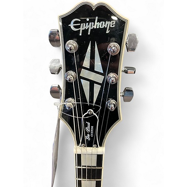 Used Epiphone Adam Jones Signature Art Series Les Paul Custom Silverburst  SILVER BURST Solid Body Electric Guitar