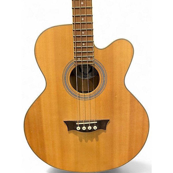 Used Dean EABC Natural Acoustic Bass Guitar