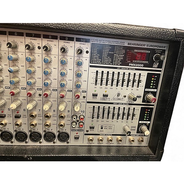 Used Behringer pmx2000 Powered Mixer