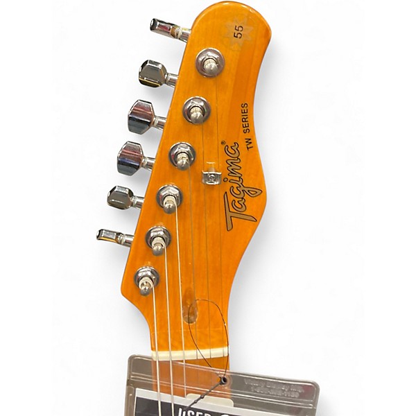 Used Tagima telecaster Yellow Solid Body Electric Guitar