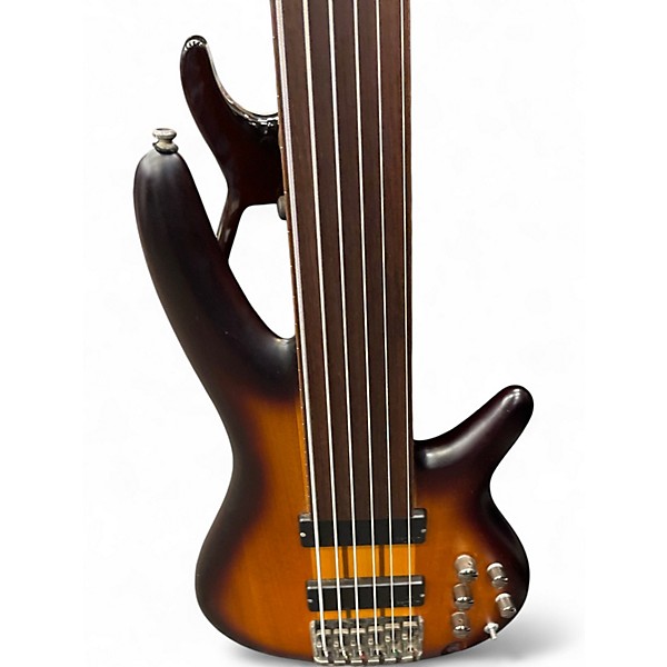 Used Ibanez SRF706 2 Tone Sunburst Electric Bass Guitar