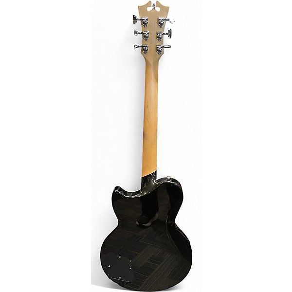 Used D'Angelico Premier Series Atlantic Black Flake Solid Body Electric Guitar