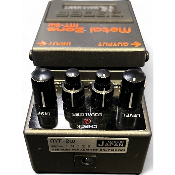 Used BOSS MT2W Metal Zone Waza Craft Effect Pedal
