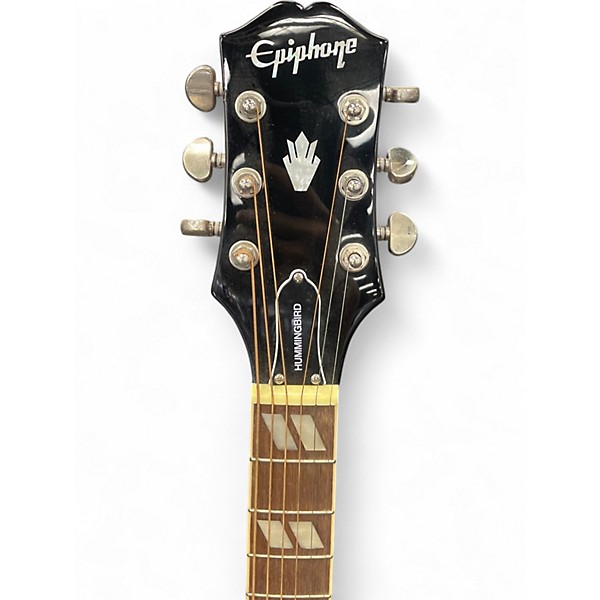 Used Epiphone HUMMINGBIRD EC STUDIO Tobacco Sunburst Acoustic Electric Guitar