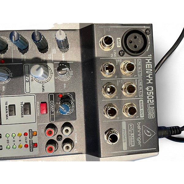 Used Behringer Xenyx Q502USB Unpowered Mixer