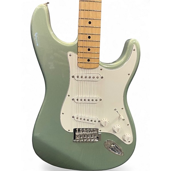 Used Fender MEXICAN STRATOCASTER BIRCH GREEN Solid Body Electric Guitar