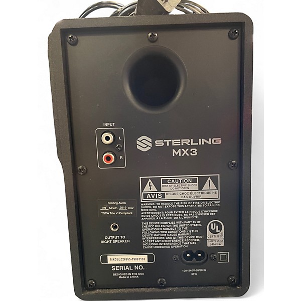 Used Sterling Audio MX3 Pair Powered Monitor