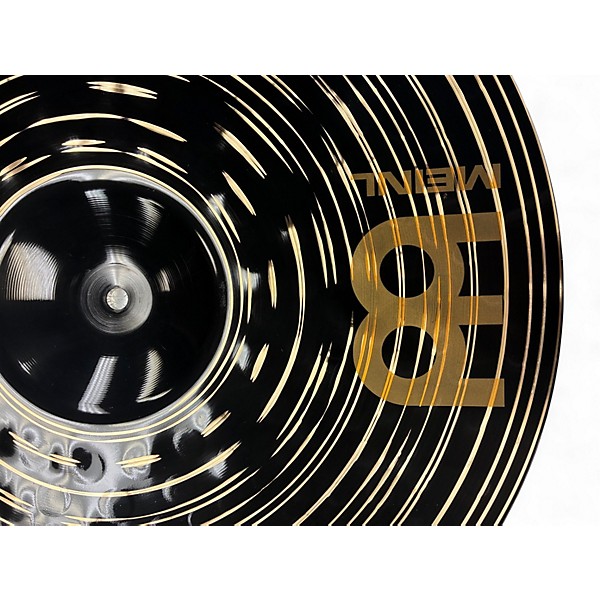 Used MEINL 18in CLASSICS CUSTOM THIN DARK CRASH Cymbal