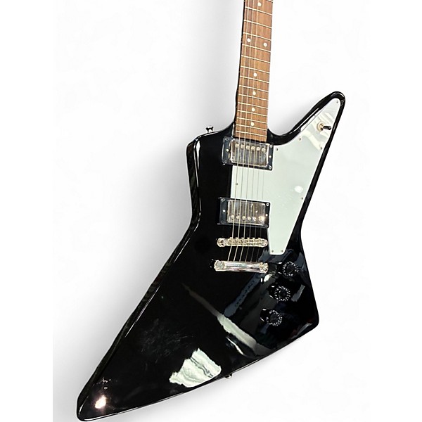 Used Epiphone Explorer Black Solid Body Electric Guitar