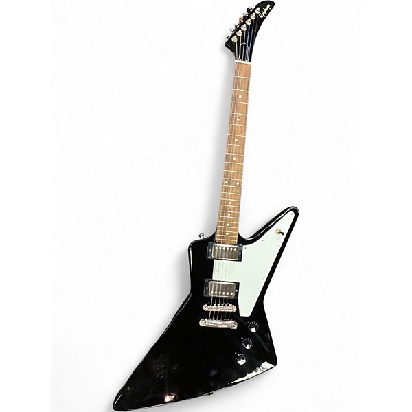 Used Epiphone Explorer Black Solid Body Electric Guitar