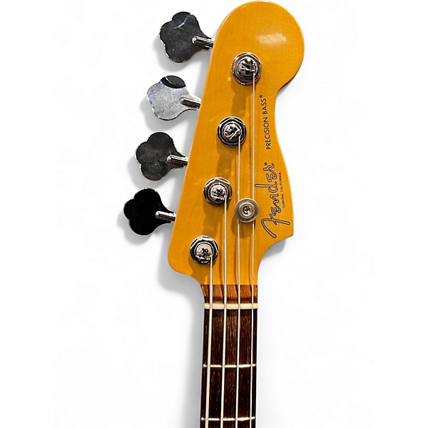 Used Fender American Professional II Precision Bass Olympic White Electric Bass Guitar