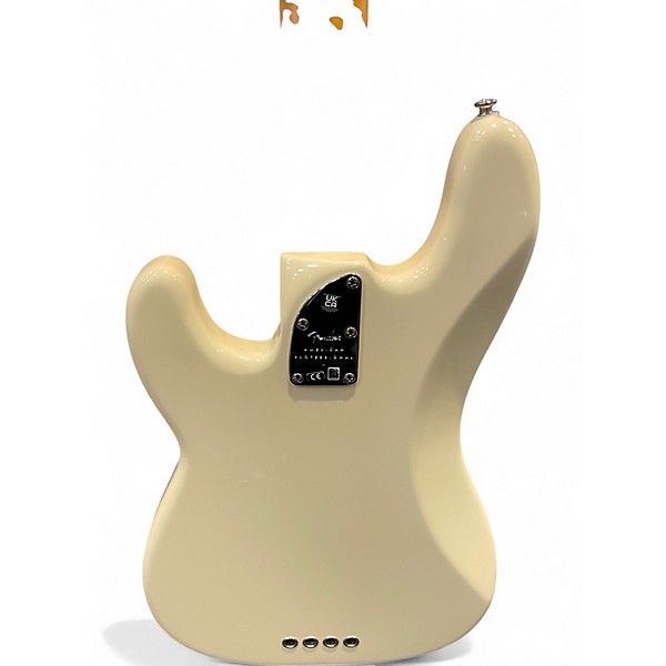 Used Fender American Professional II Precision Bass Olympic White Electric Bass Guitar