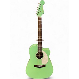 Used Fender Sonoran SCE Seafoam Green Acoustic Electric Guitar