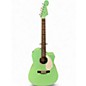 Used Fender Sonoran SCE Seafoam Green Acoustic Electric Guitar thumbnail