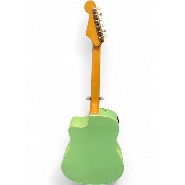 Used Fender Sonoran SCE Seafoam Green Acoustic Electric Guitar